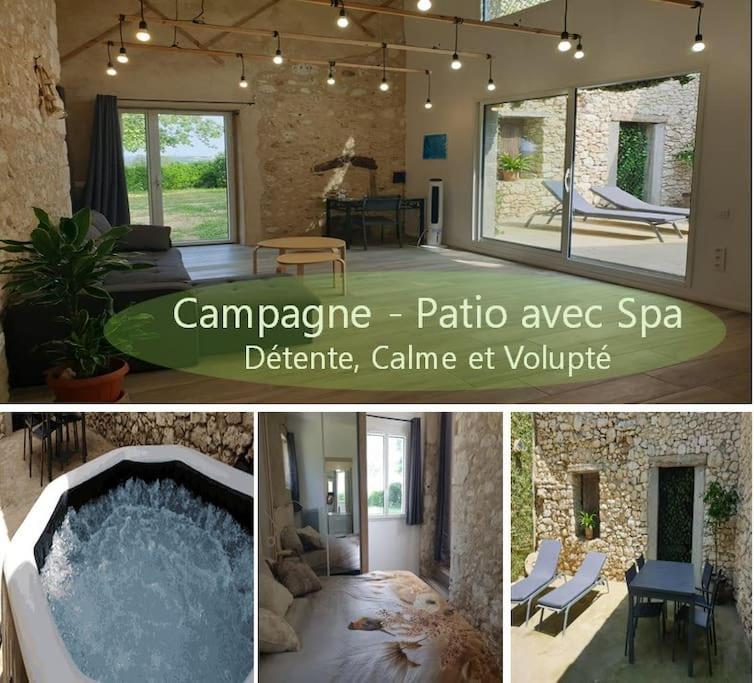 Spa, Patio Et Maison Prives - Detente A La Campagne Villa Sarrant Екстериор снимка